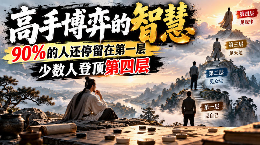 付费文章：高手博弈的智慧，90%的人还停留在第一层，少数人登顶第四层-小灰云创