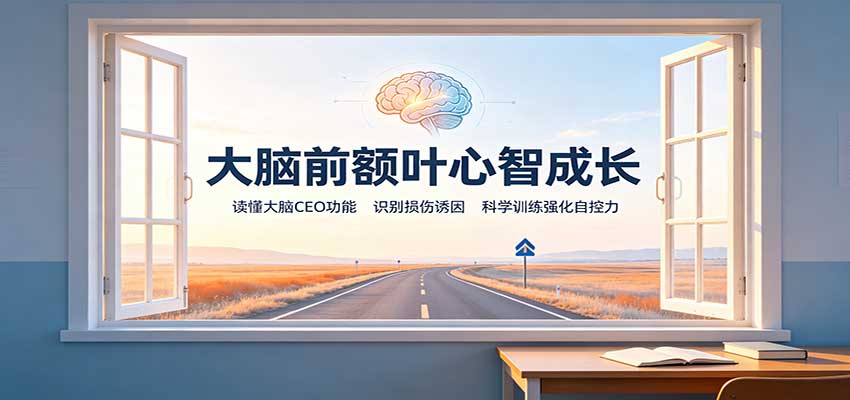 大脑前额叶心智成长：读懂大脑CEO功能，识别损伤诱因，科学训练强化自控力-小灰云创