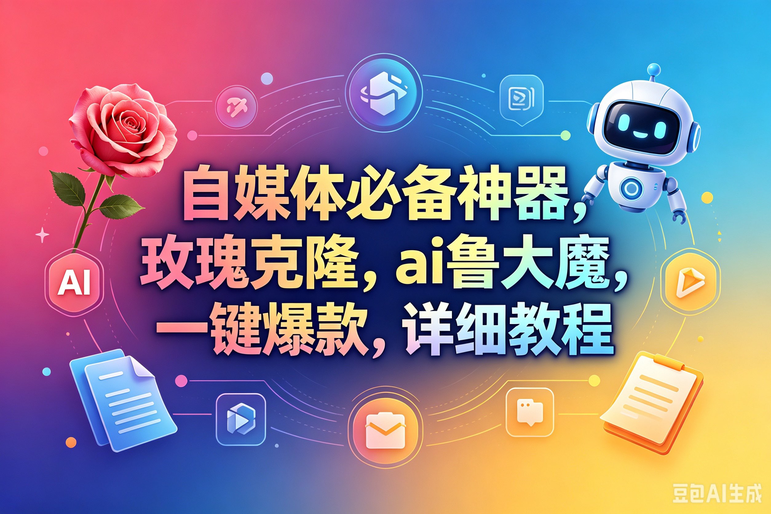 （18292期）玫瑰克隆神器，一键爆款工具，自媒体必备，60多个功能的教程-小灰云创
