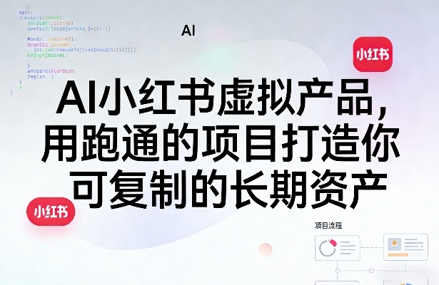 AI小红书虚拟产品,用跑通的项目打造你可复制的长期资产(更新1017) AI小红书虚拟产品,用跑通的项目打造你可复制的长期资产(更新1017)