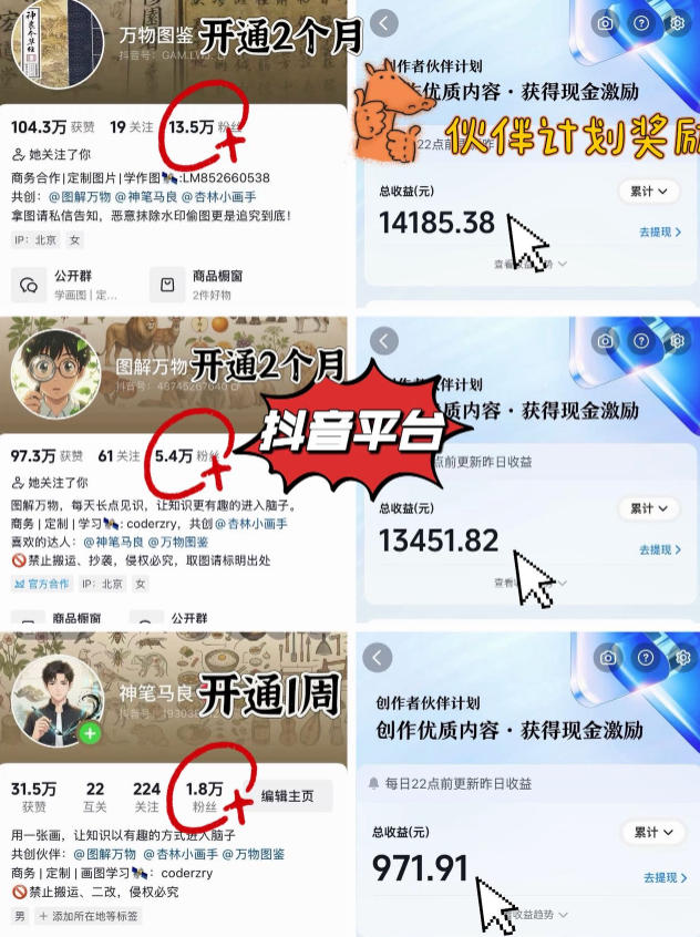 抖音17W粉丝博主亲授AI作图实战教学,0基础轻松学,可入创作者伙伴计划,接单收徒双增收 抖音17W粉丝博主亲授AI作图实战教学,0基础轻松学,可入创作者伙伴计划,接单收徒双增收