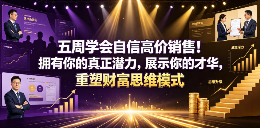 五周学会自信高价销售！拥有你的真正潜力，展示你的才华，重塑财富思维模式【原创双语字幕】-小灰云创