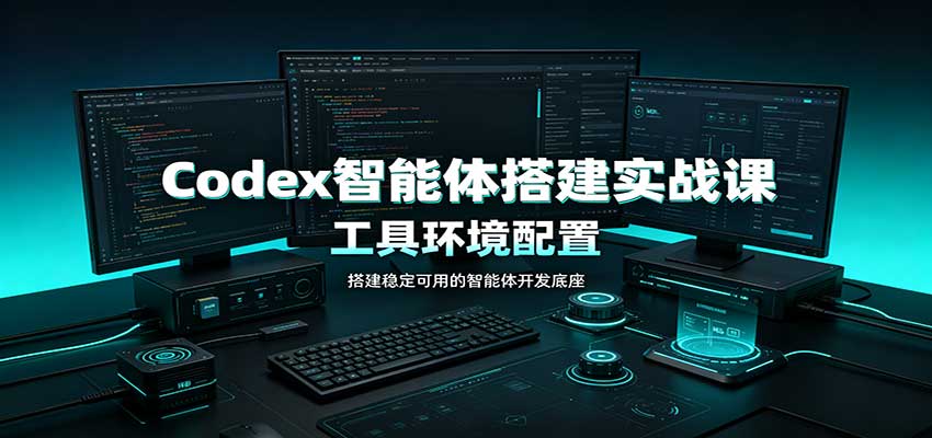 Codex智能体搭建实战课:工具环境配置,自定义技能开发,多业务自动化教学-小灰云创