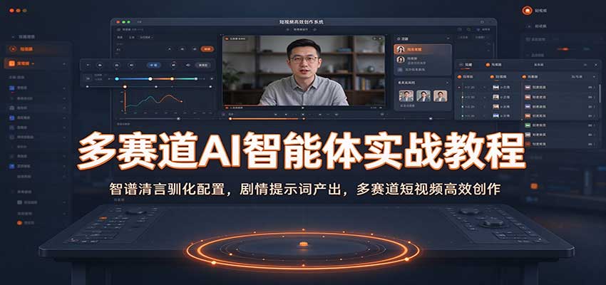 多赛道AI智能体实战教程:智谱清言驯化配置,剧情提示词产出,多赛道短视频高效创作-小灰云创