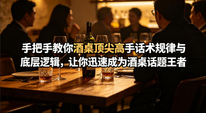 付费文章：手把手教你酒桌顶尖高手话术规律与底层逻辑，让你迅速成为酒桌话题王者(二十年全网独家经验分享) - 小灰云创-小灰云创
