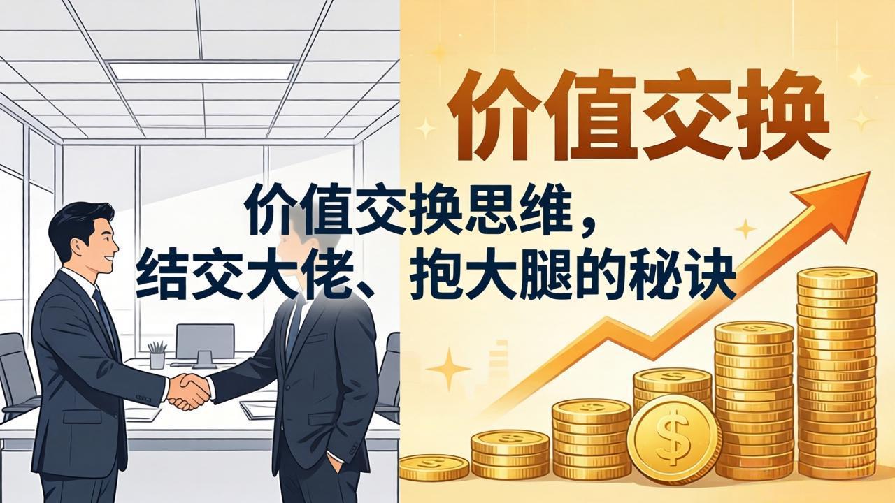 某付费文章：价值交换思维，结交大佬、抱大腿的秘诀-小灰云创