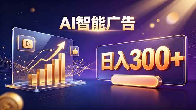 (20233期)不露脸、不直播,AI 智能广告日入 300 + 是怎么做到的? (20233期)不露脸、不直播,AI 智能广告日入 300 + 是怎么做到的?